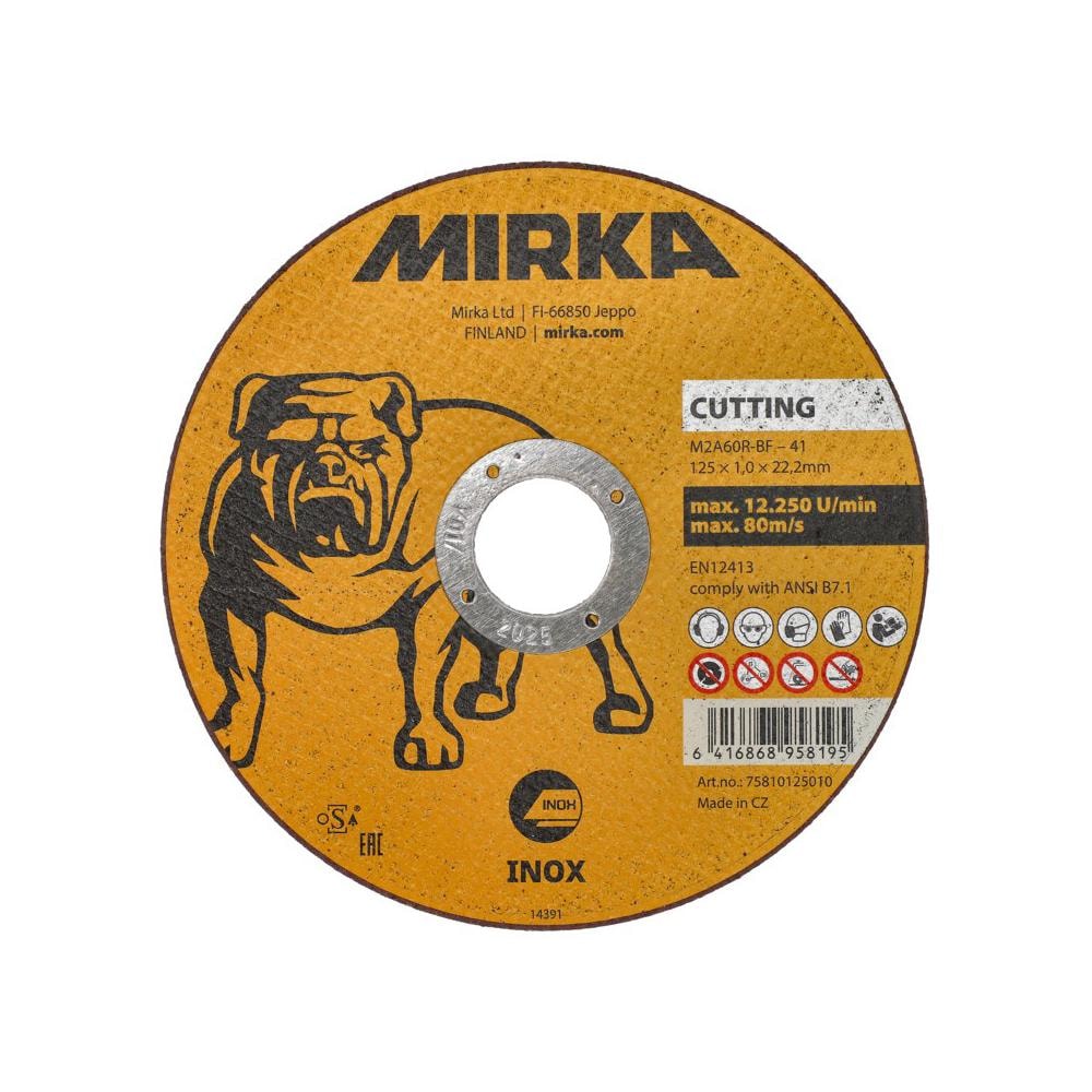 Mirka INOX skæreskive 1,0 x 125 mm