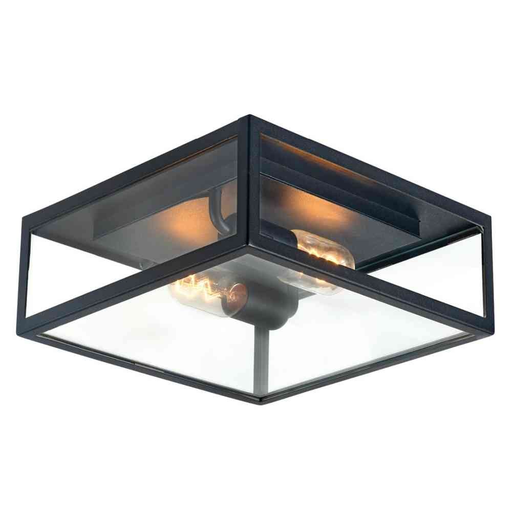 Norlys Lofoten loftlampe sort E27 IP44