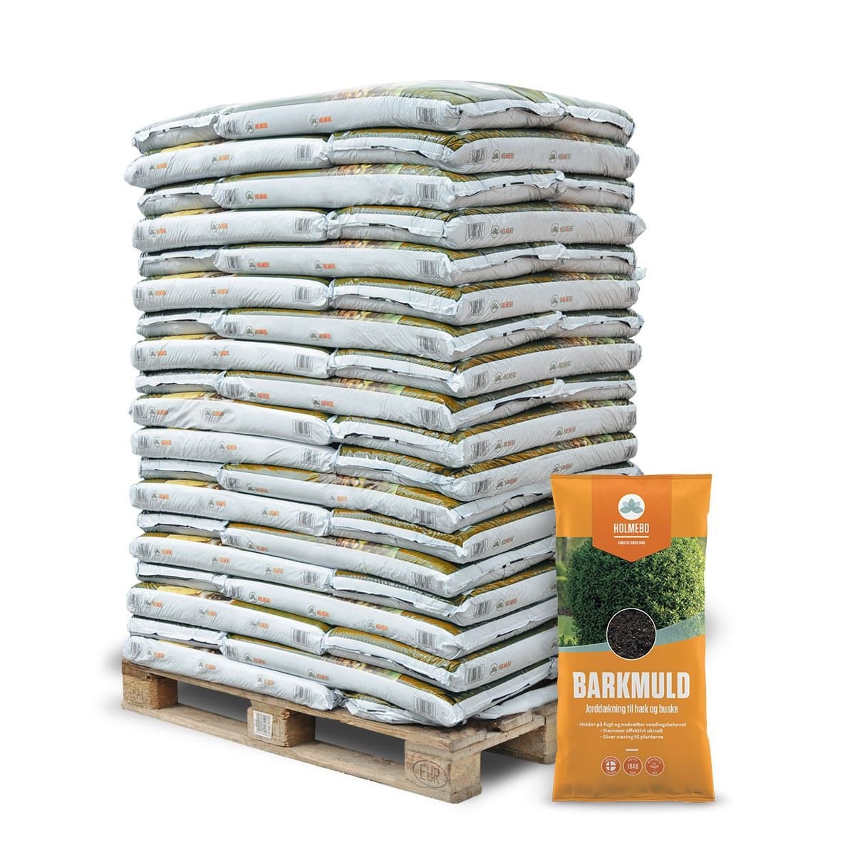 Holmebo barkmuld 48 x 50 liter 2400 liter