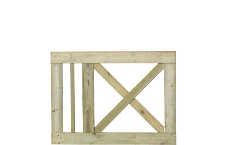 Plus Slot Enkeltlåge i trykimprægneret100 x 75 cm 921467