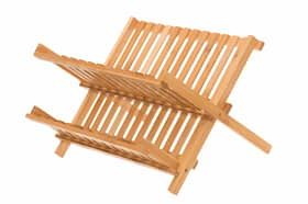 Maku opvaskestativ i bambus, foldbar