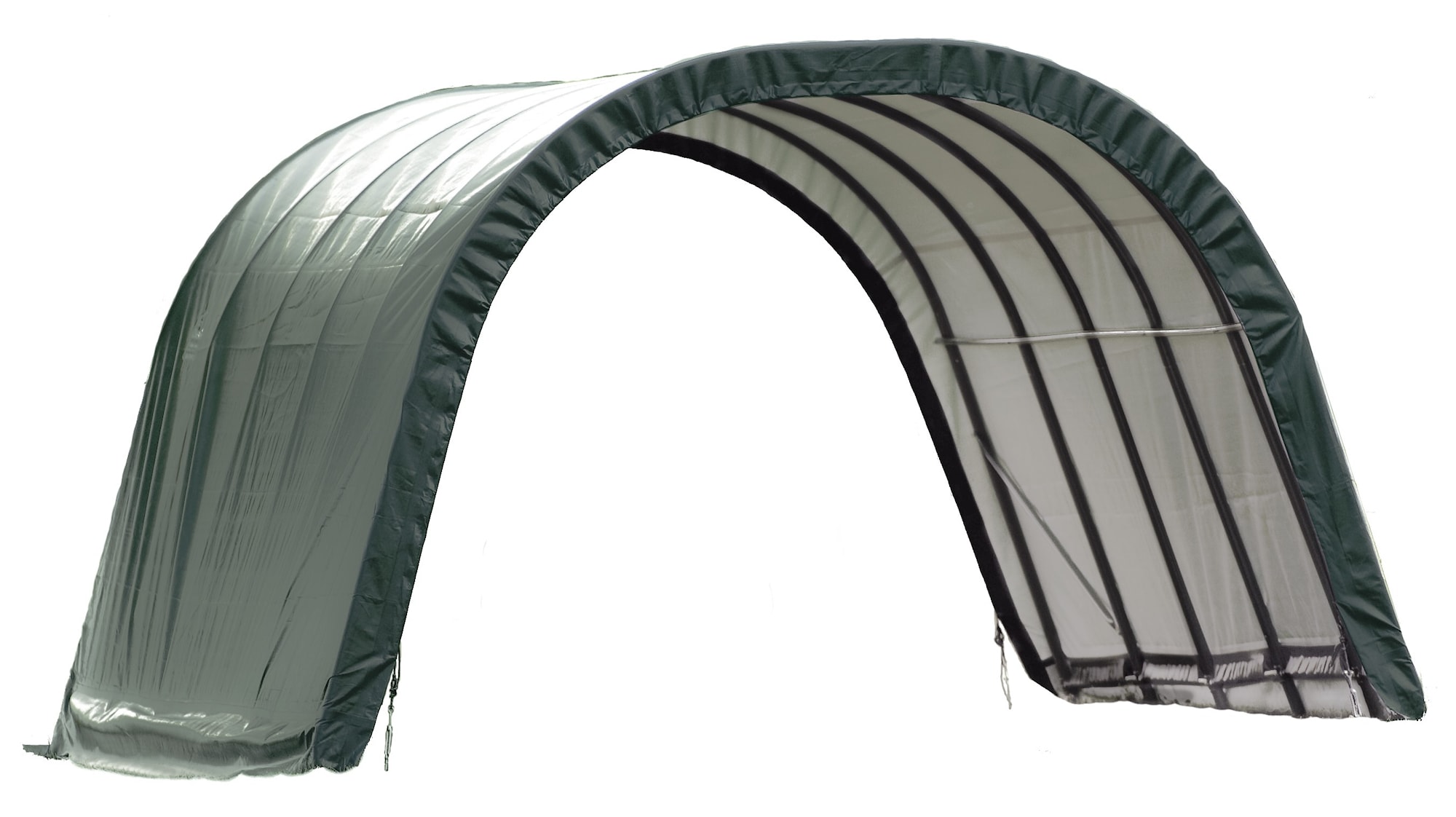 ShelterLogic Run-in-Shed foldtelt/teltgarage 22,57m²