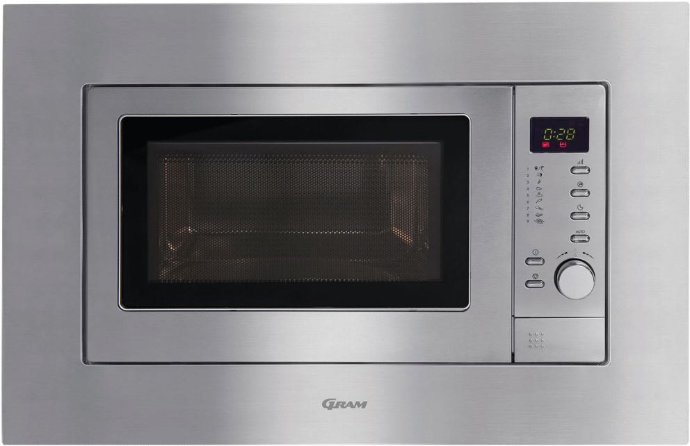 Gram IM 2611-90 X indbygningsmikroovn rustfri 20L