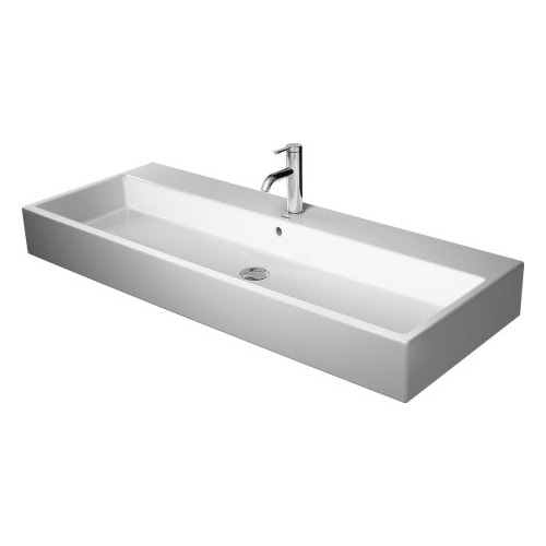 Duravit Vero Air vask uden hanehul med overløb og WonderGliss 120 x 47 cm