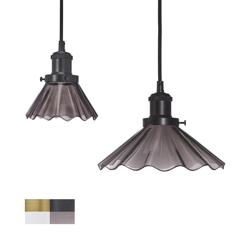 PR Home August pendel i messing/rosa bølget Ø25 cm