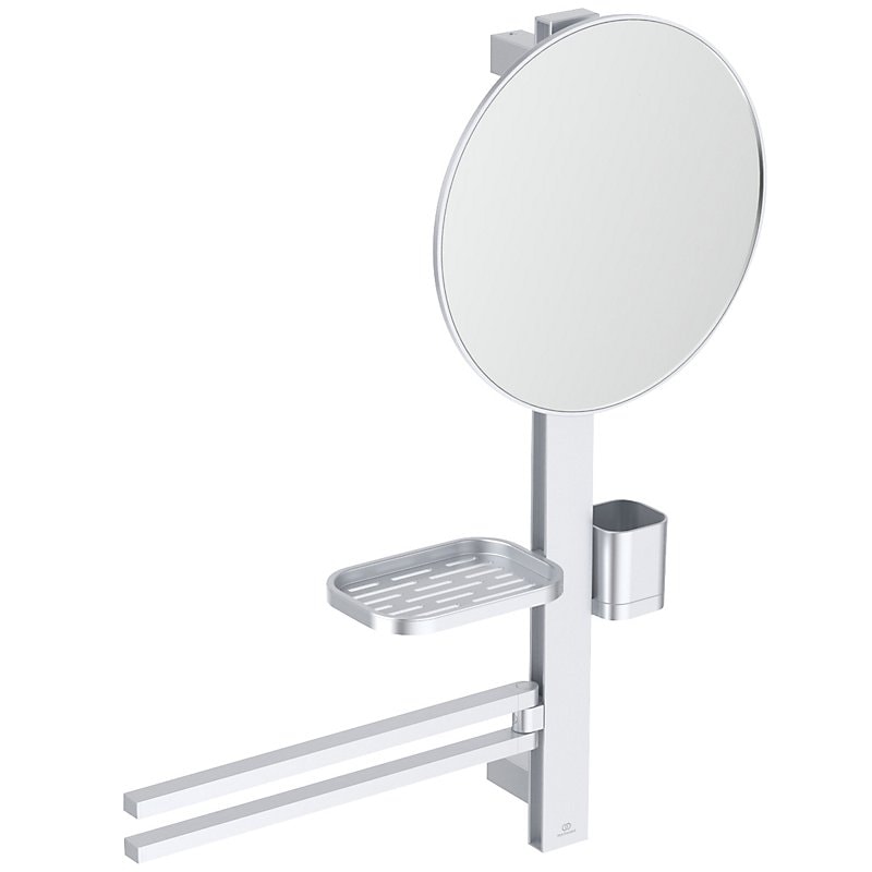 Ideal Standard Alu+ spejl & hylde system silk black medium