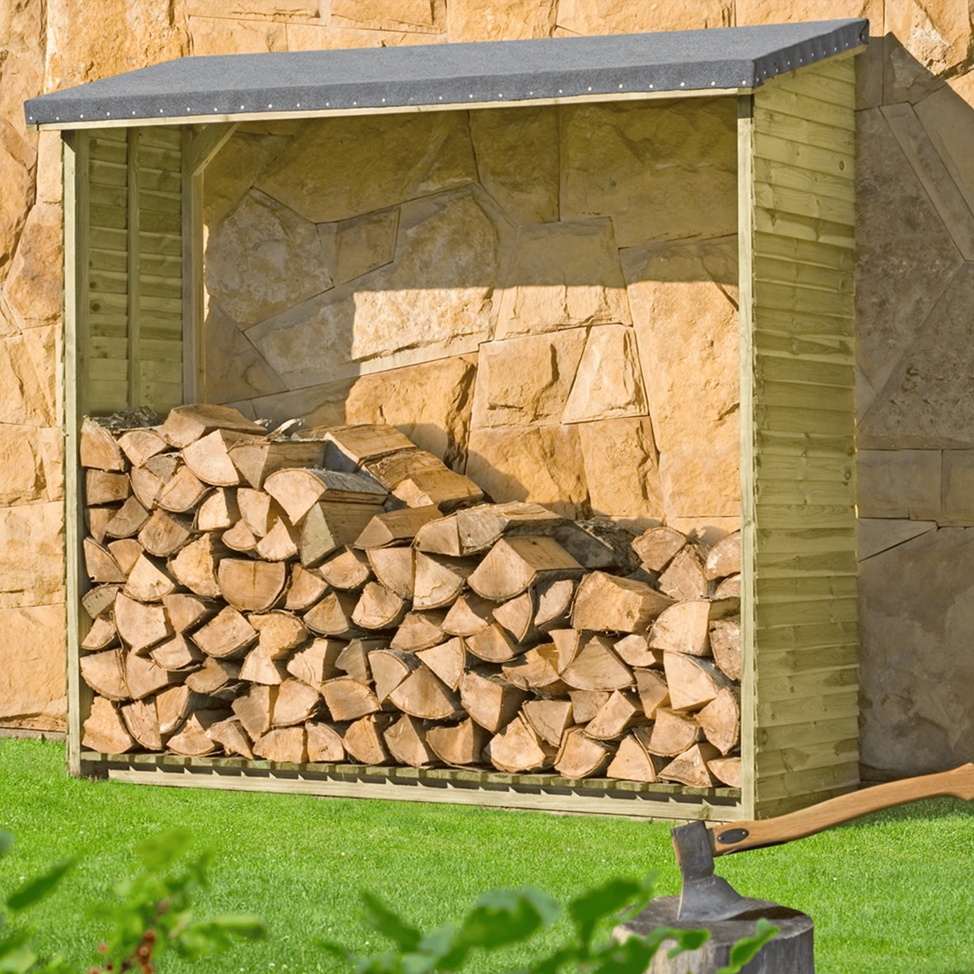 Hortus brændely trykimp. inkl. tagpap 188 x 183 x 69 cm