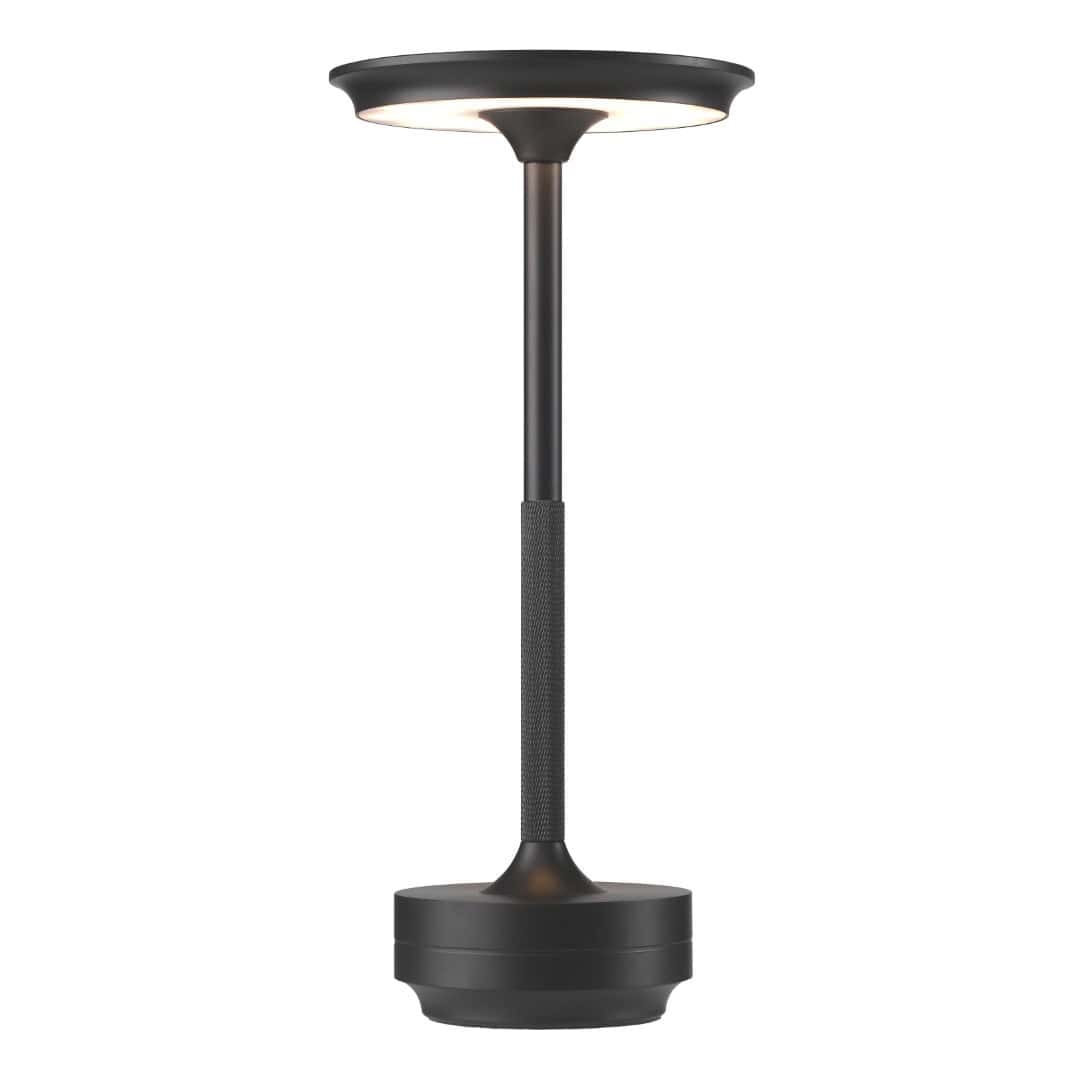Nordic Light Skagen Black bordlampe, genopladelig