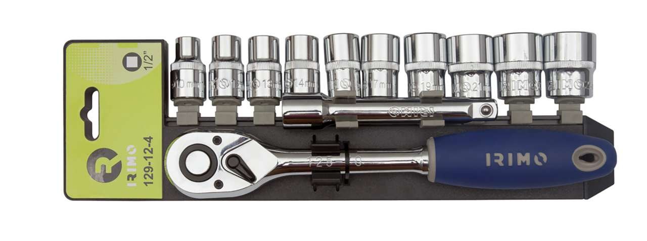 Irimo Topnøglesæt 1/2" 12 dele
