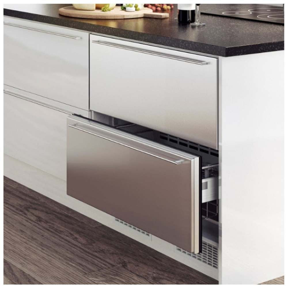 Norcool køleskuffe med rustfrit stålfront