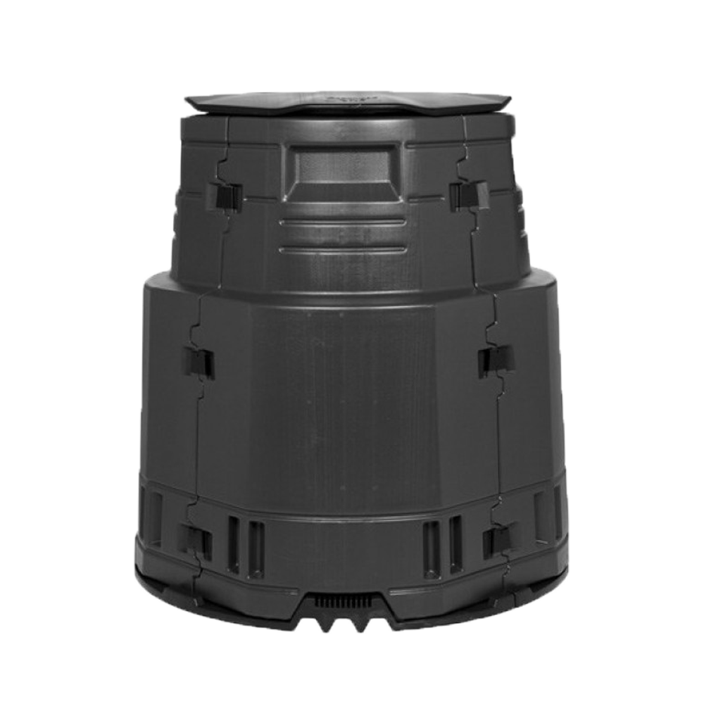 Greenline Master isoleret kompostbeholder i sort på 375 liter