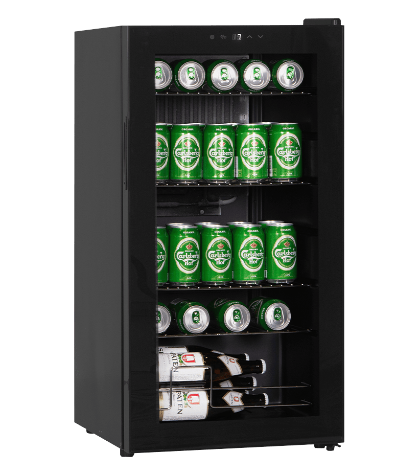 Cavin Northern Collection 82 fritstående ølkøleskab sort