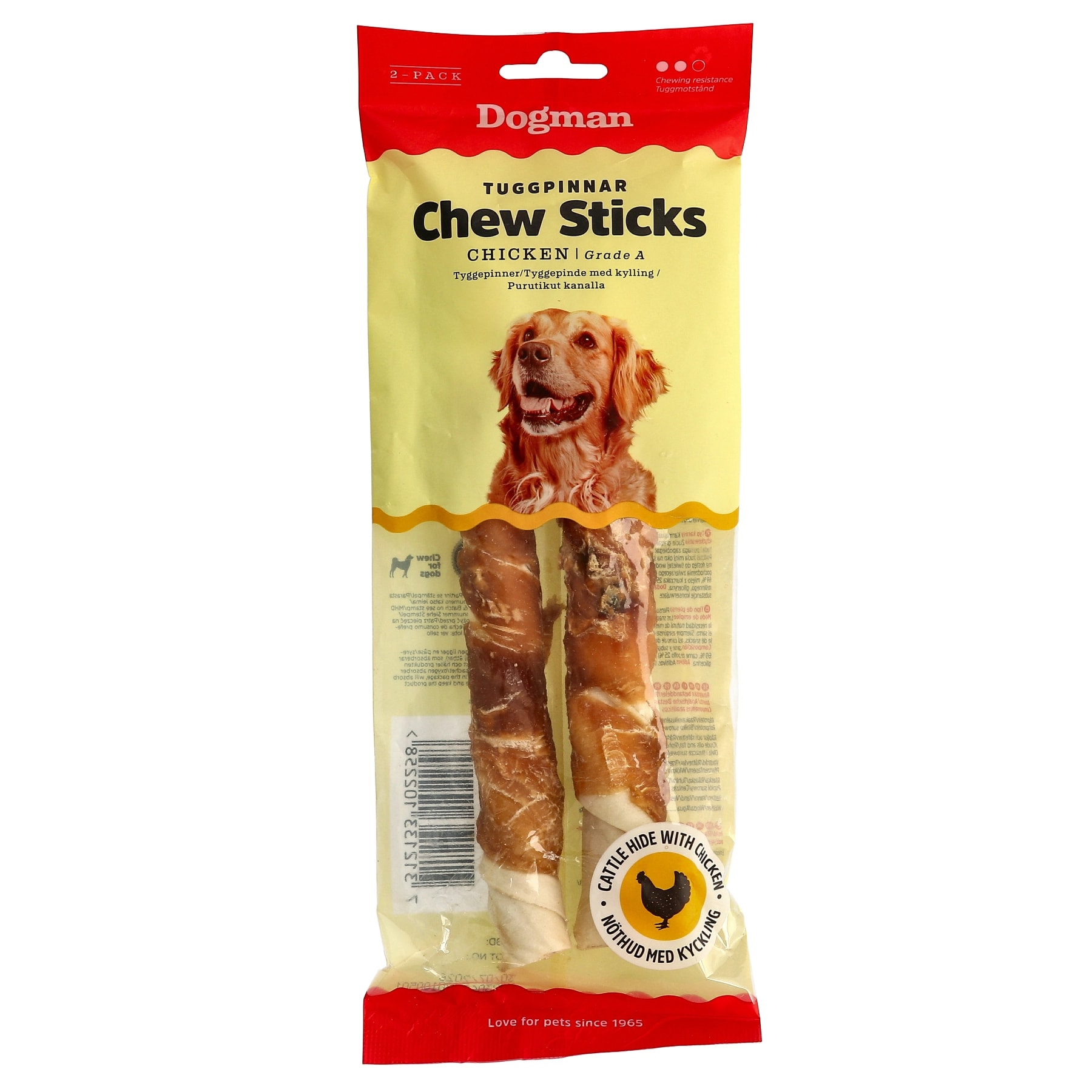 Tyggeruller med Kylling 2-pak