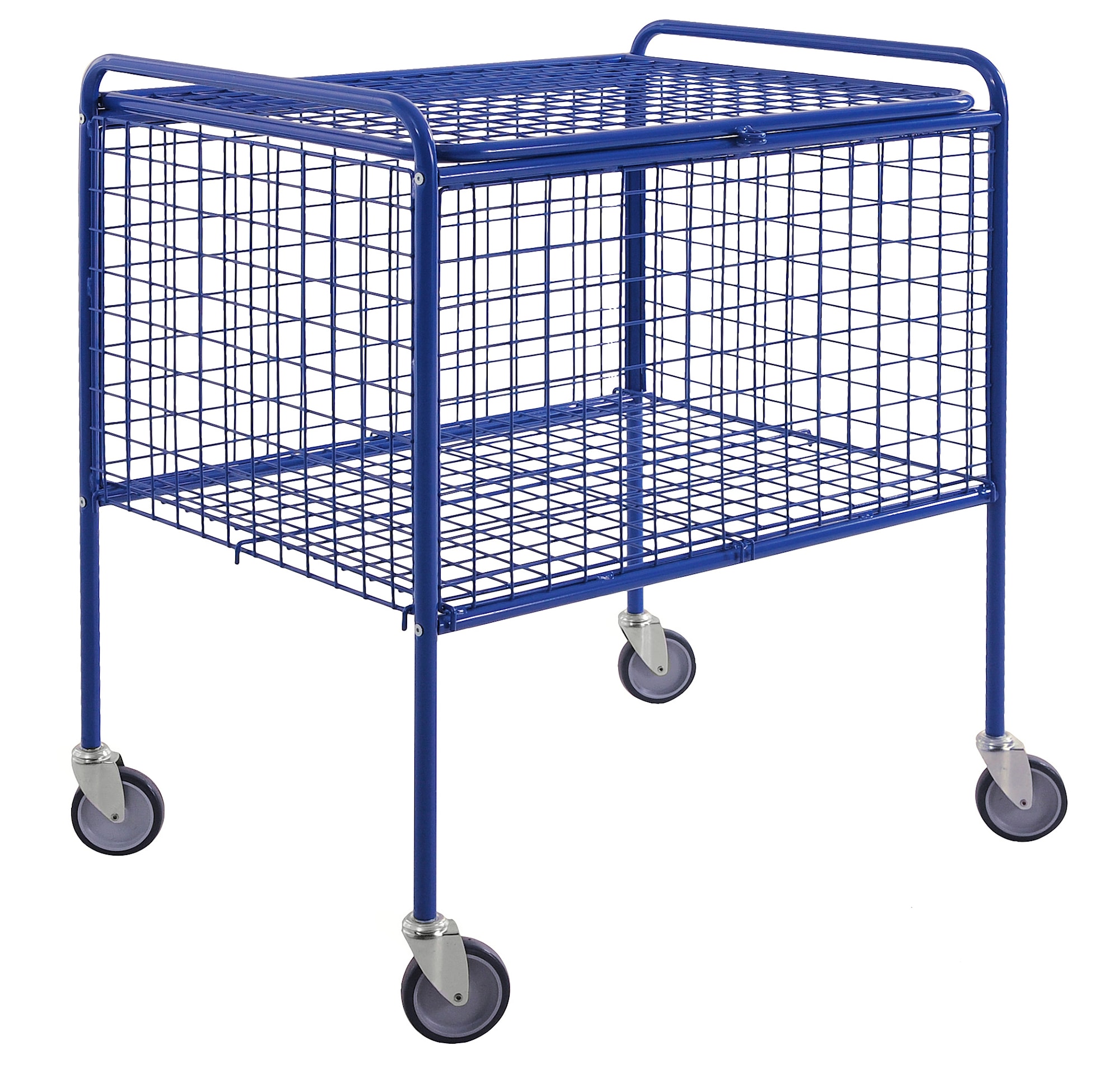 Kongamek blå Trådnetsvogn KM198