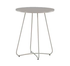Venture Design Bacong cafébord i beige Ø60 cm x H74 cm