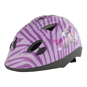 Urban Kids Purple Zebra cykelhjelm str. 47-53 cm