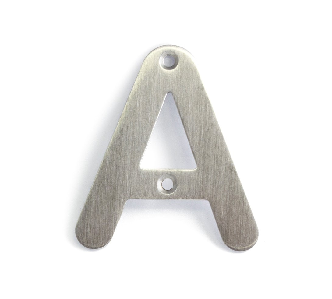 Habo husnumre rustfri stål 8 cm A