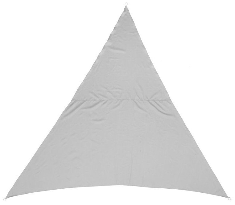 4Living solsejl hvid trekant 7 x 7 x 7 m