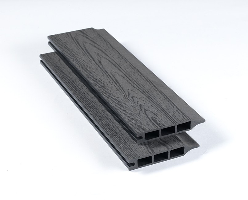 Kirkedal Hegn K1 hegnsprofil sort komposit 25 x 150 x 4000 mm