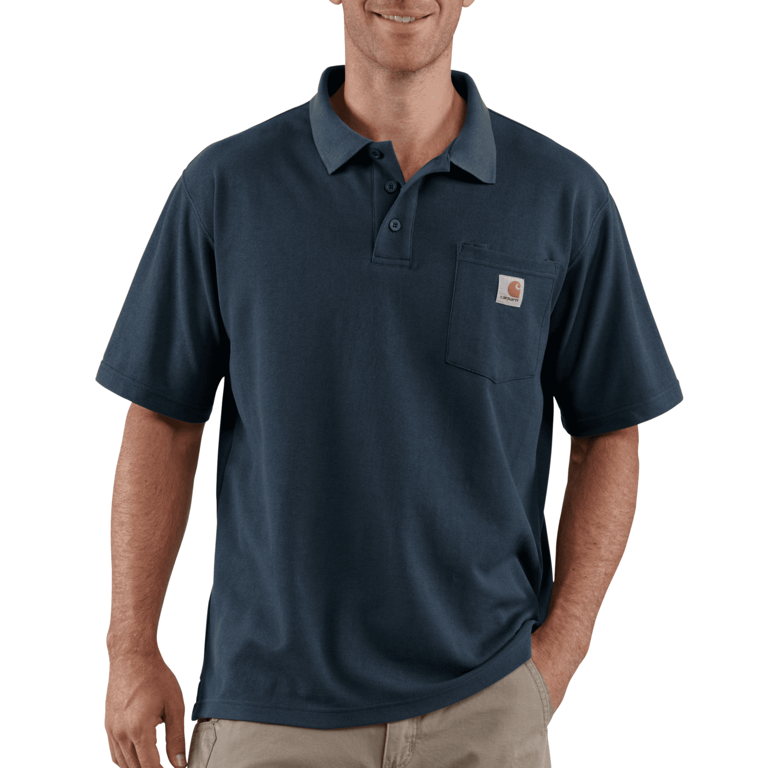 Carhartt Loose Polo Men Navy 2XL