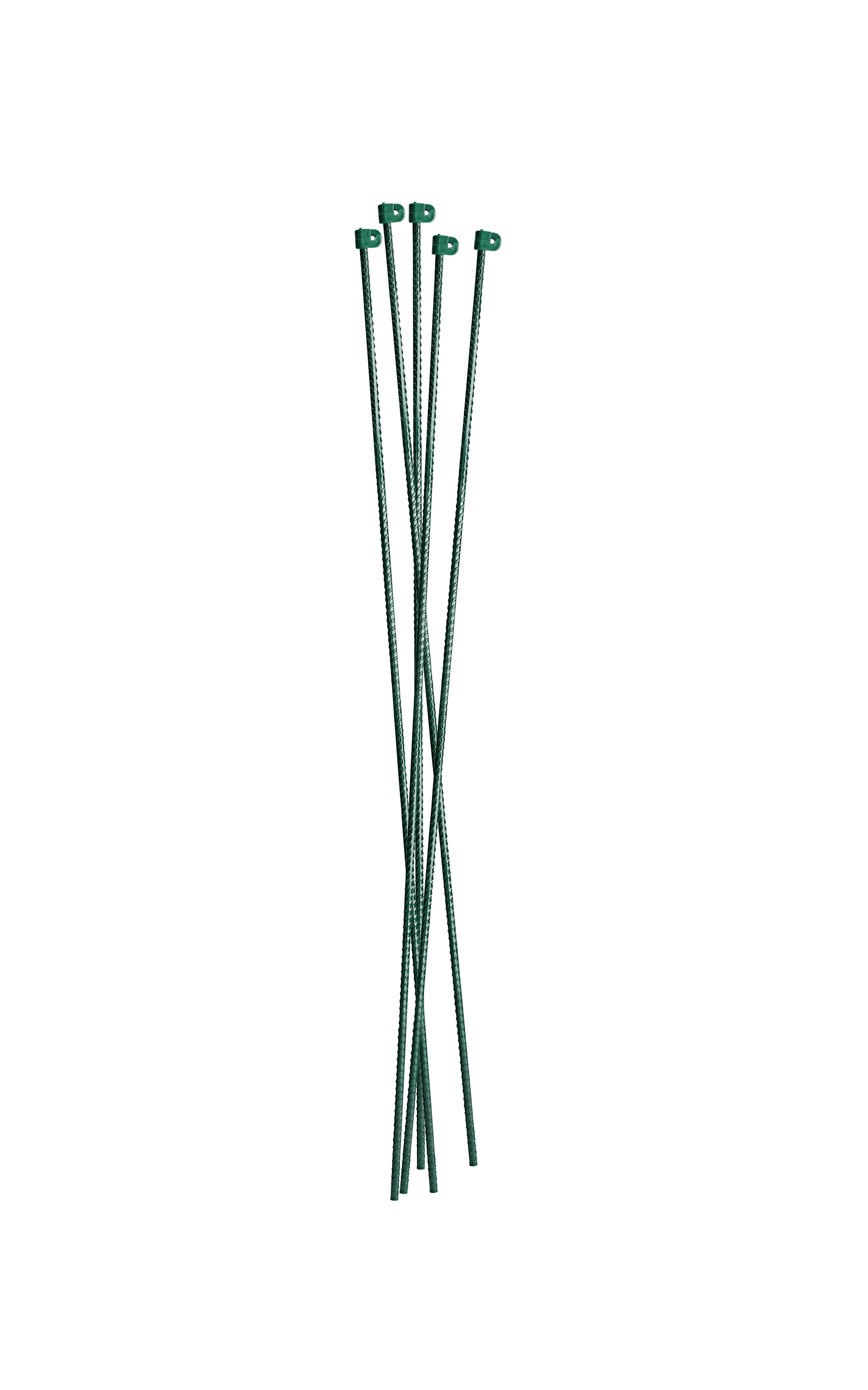 Hortus 10 mm tentorpæl grøn med hætte L145 cm 10 stk.