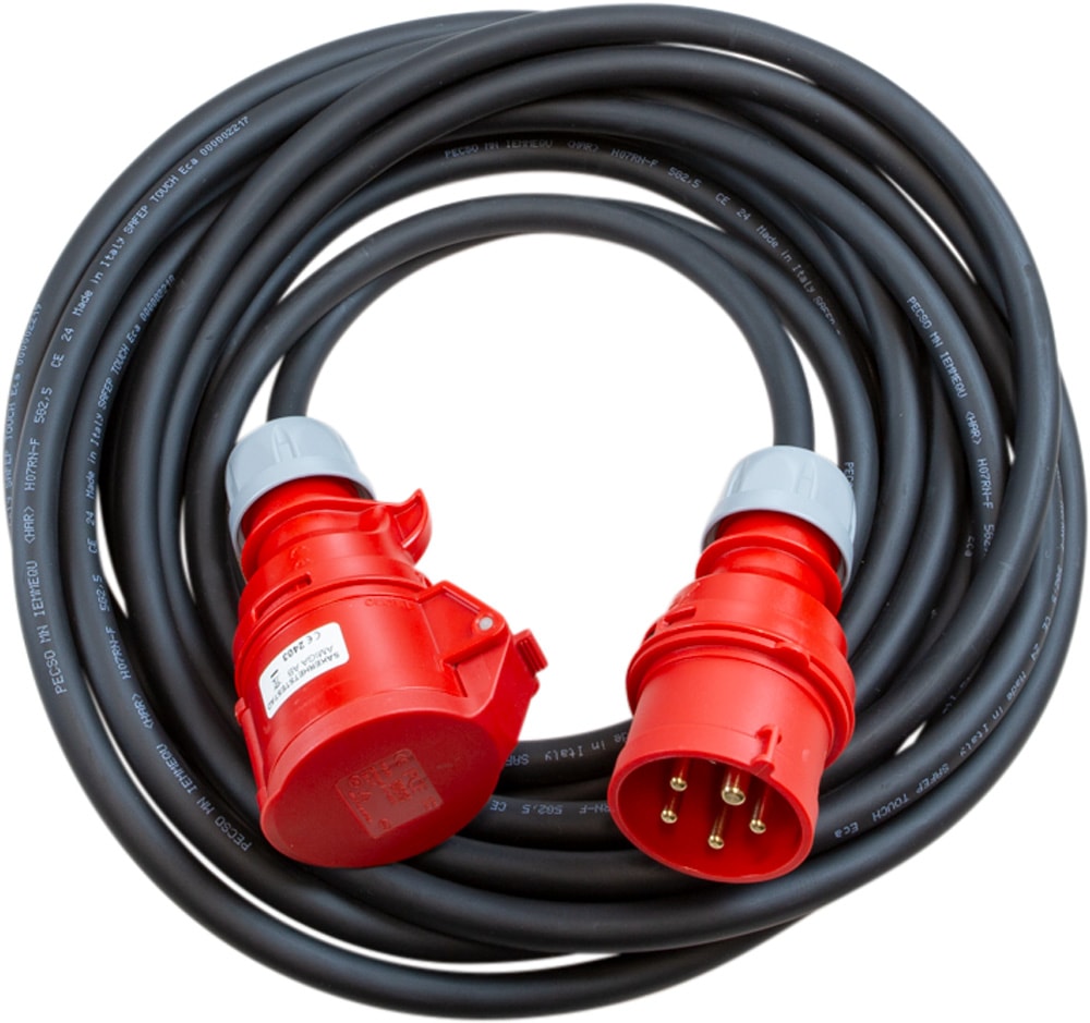 Amiga Forlængerledning 3-faset 16 A 10 m