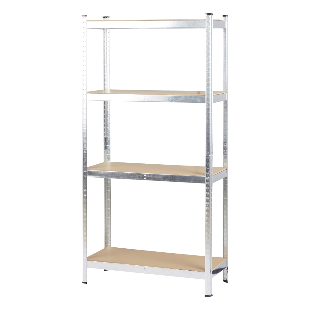 Probuilder stålreol med 4 MDF hylder maks. 175 kg