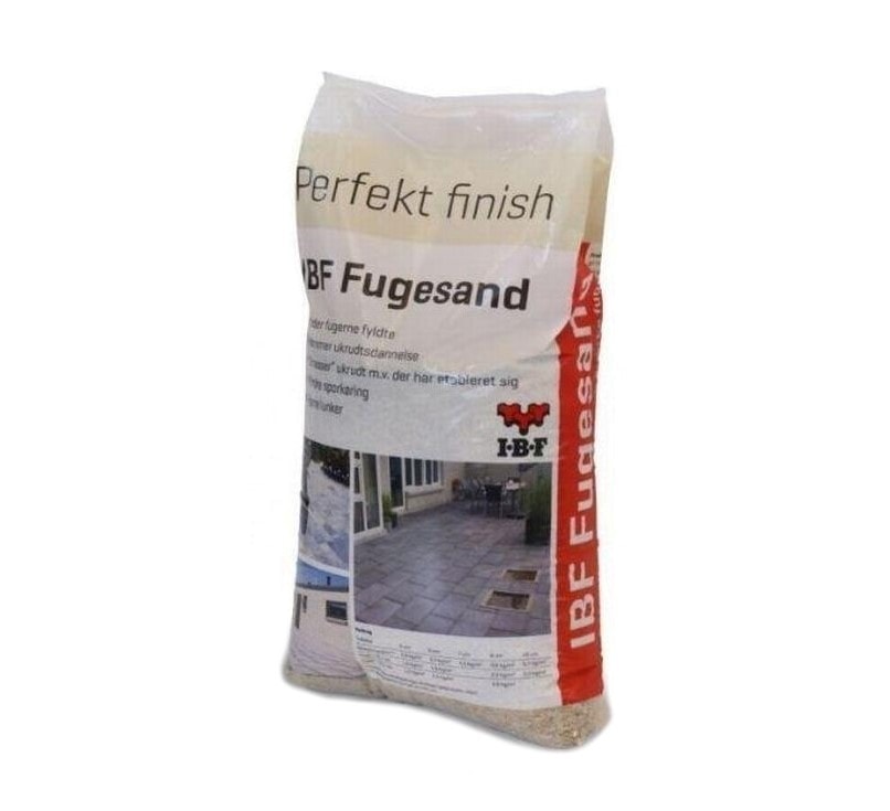 IBF Fugesand ovntørret kvartssand 20 kg i pose