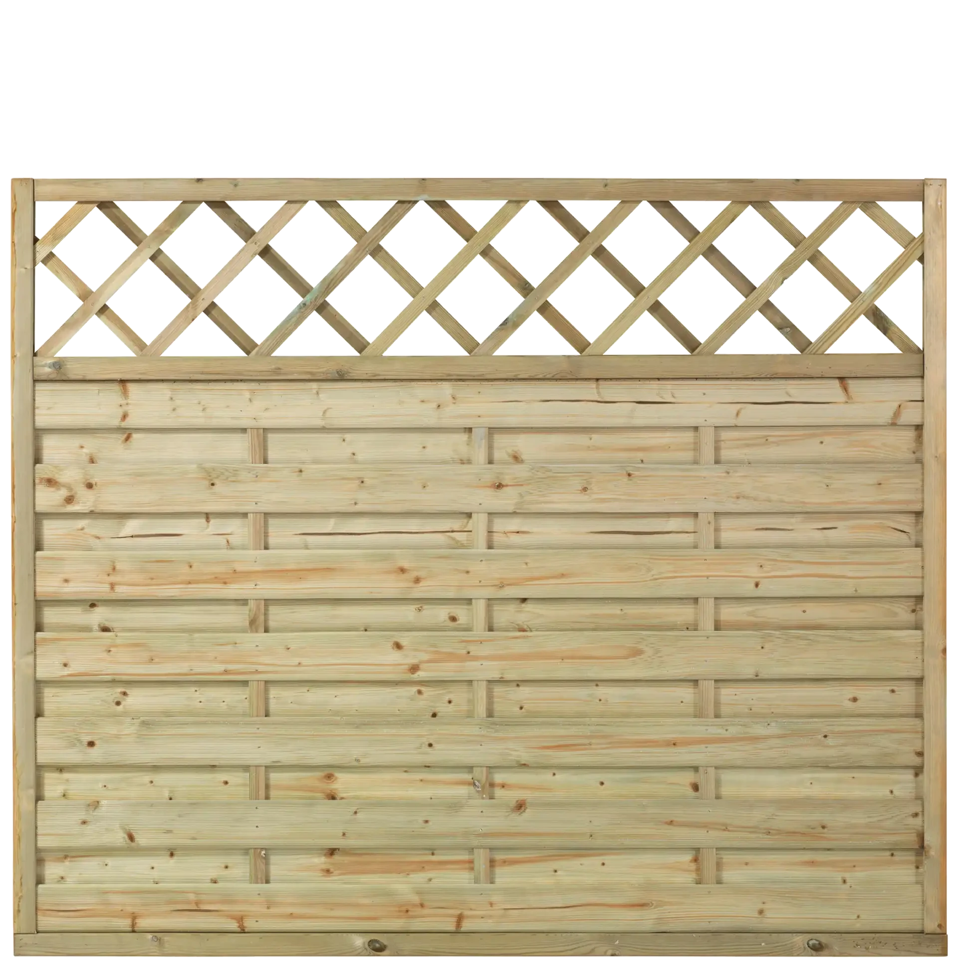Plus Bergen hegn med espalier i trykimprægneret 180 x 150 cm 3003-1