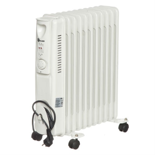 Bellus olieradiator med termostat 800/1200/2000 watt