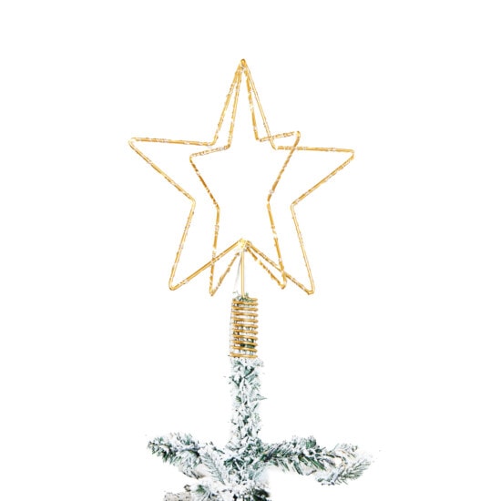 Nordic Winter 3D julestjerne med connector til juletræ