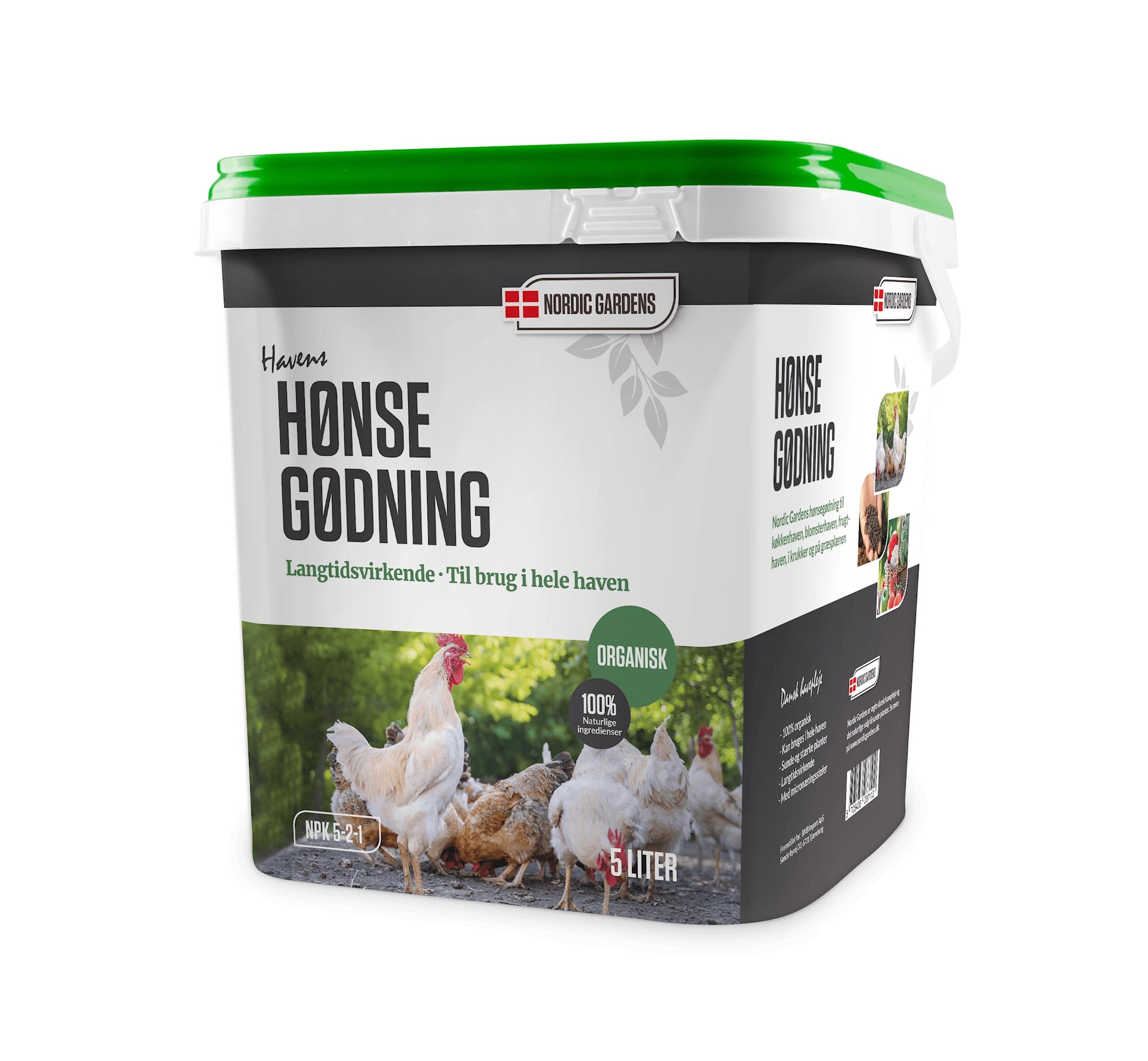 Nordic Gardens hønsegødning 5 liter