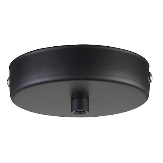 Halo Design Canopy 1 loftroset i sort Ø10 cm til 1 lampe