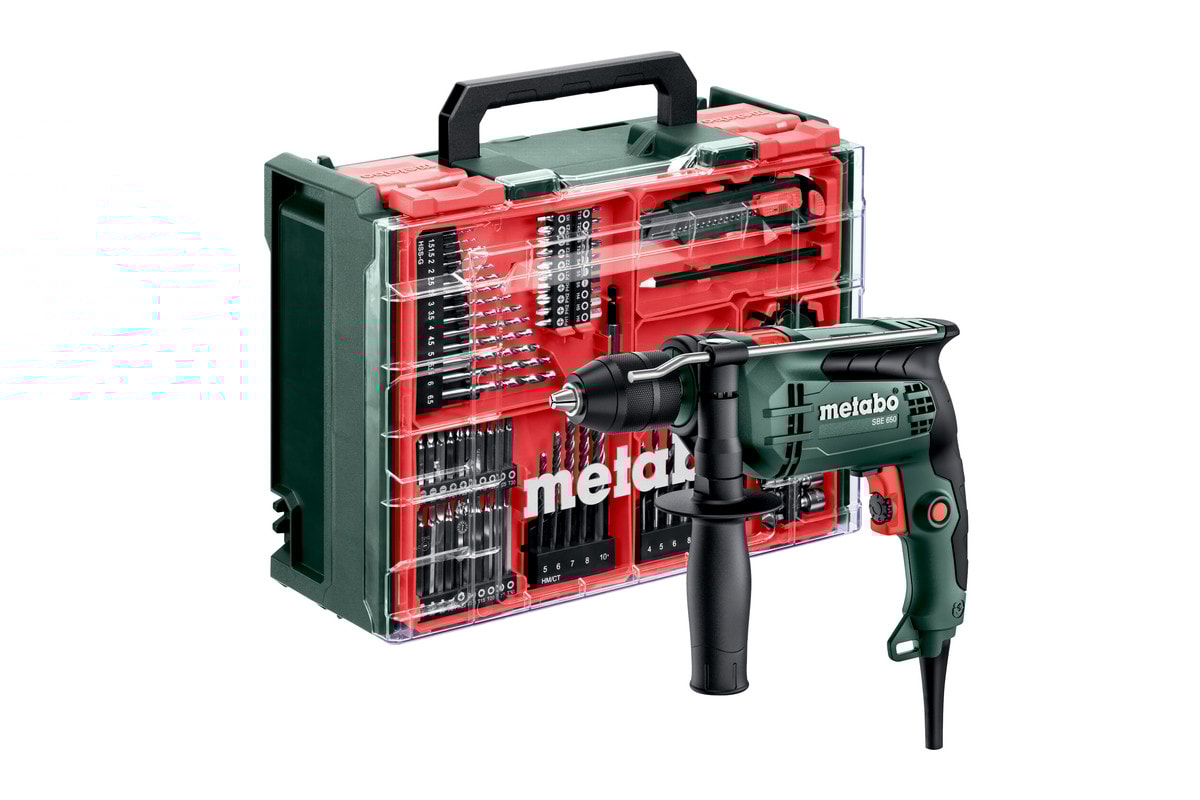 Metabo slagboremaskine SBE 650 Set