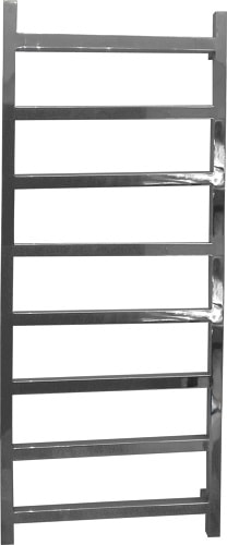 Kriss Upper håndklædetørrer i børstet stål 1200 x500 mm. Centermål 470 mm.