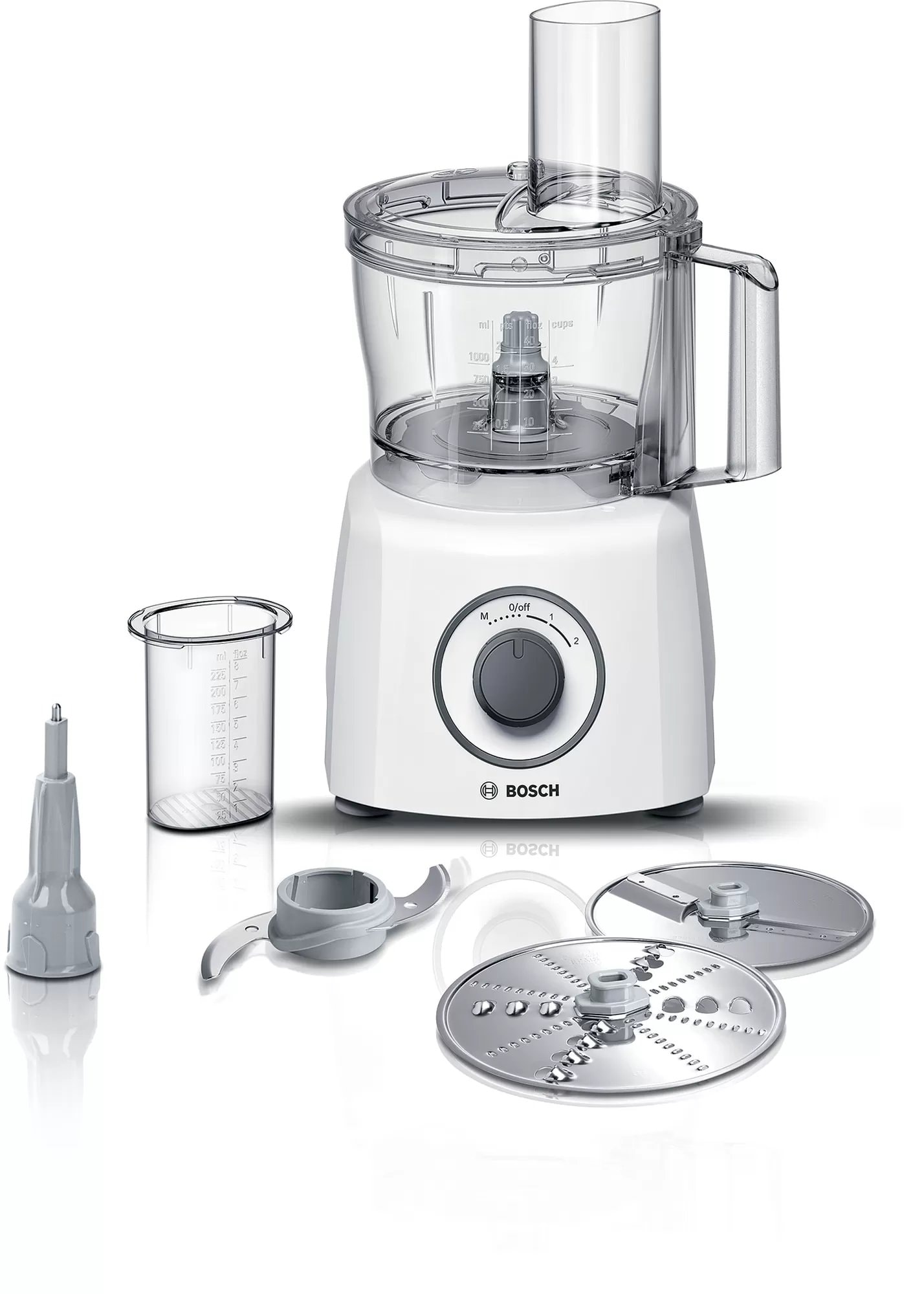 Bosch MultiTalent 3 food processor hvid 2,3L 800W MCM3110W