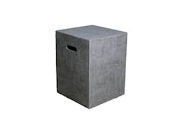 Elementi cover/afdækning firkantet i grå beton til 5 kg gasflaske