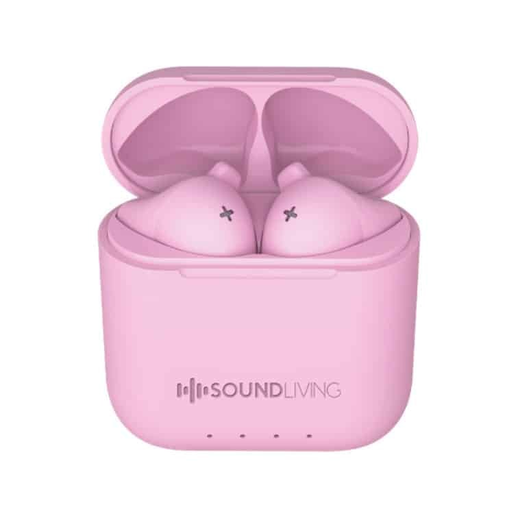 Soundliving Earbuds 2.0 Pink trådløse høretelefoner in-ear