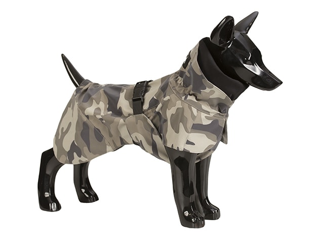 Paikka Recovery regnfrakke i camo str. 30 cm