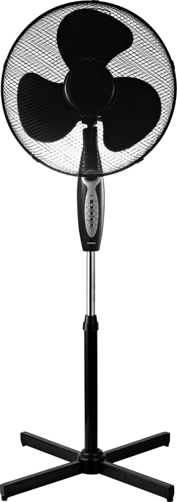 Melissa gulvventilator sort med fjernbetjening 40 cm