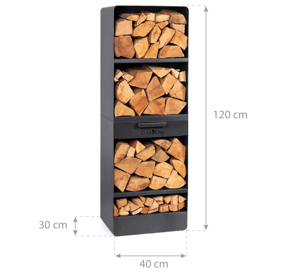 CK3030_CookKing_Kaminholzregal_Vento_Produktskizze