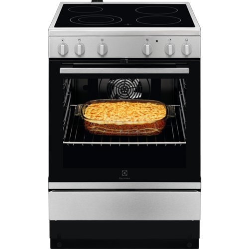 Electrolux 500 SurroundCook glaskeramisk komfur rustfri 60 cm LKR64001SX
