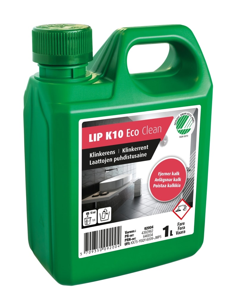 LIP K10 Eco Clean klinkerens 1L