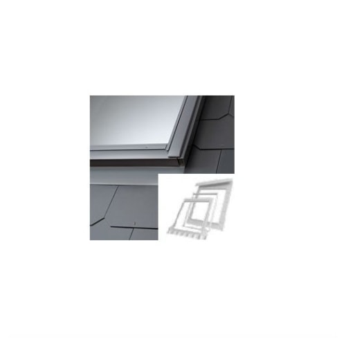 Velux indbygningspakke med BDX EDL UK08 2000 fladt tagmateriale