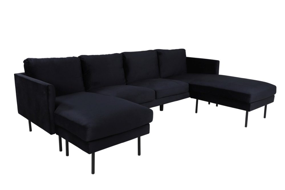Venture Design Zoom U-sofa i lysegrå