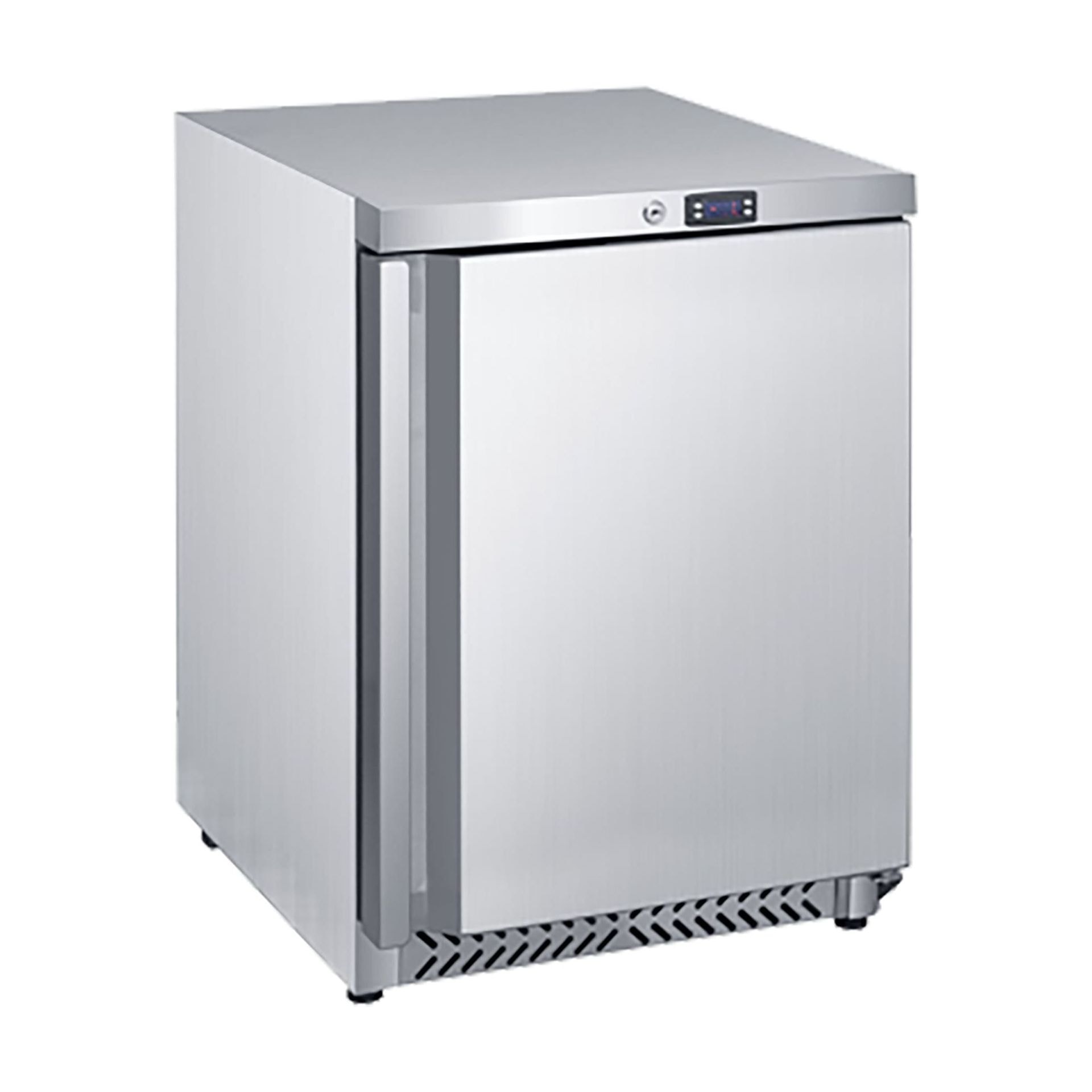 Scandomestic GUR200X lagerkøleskab rustfri 143L