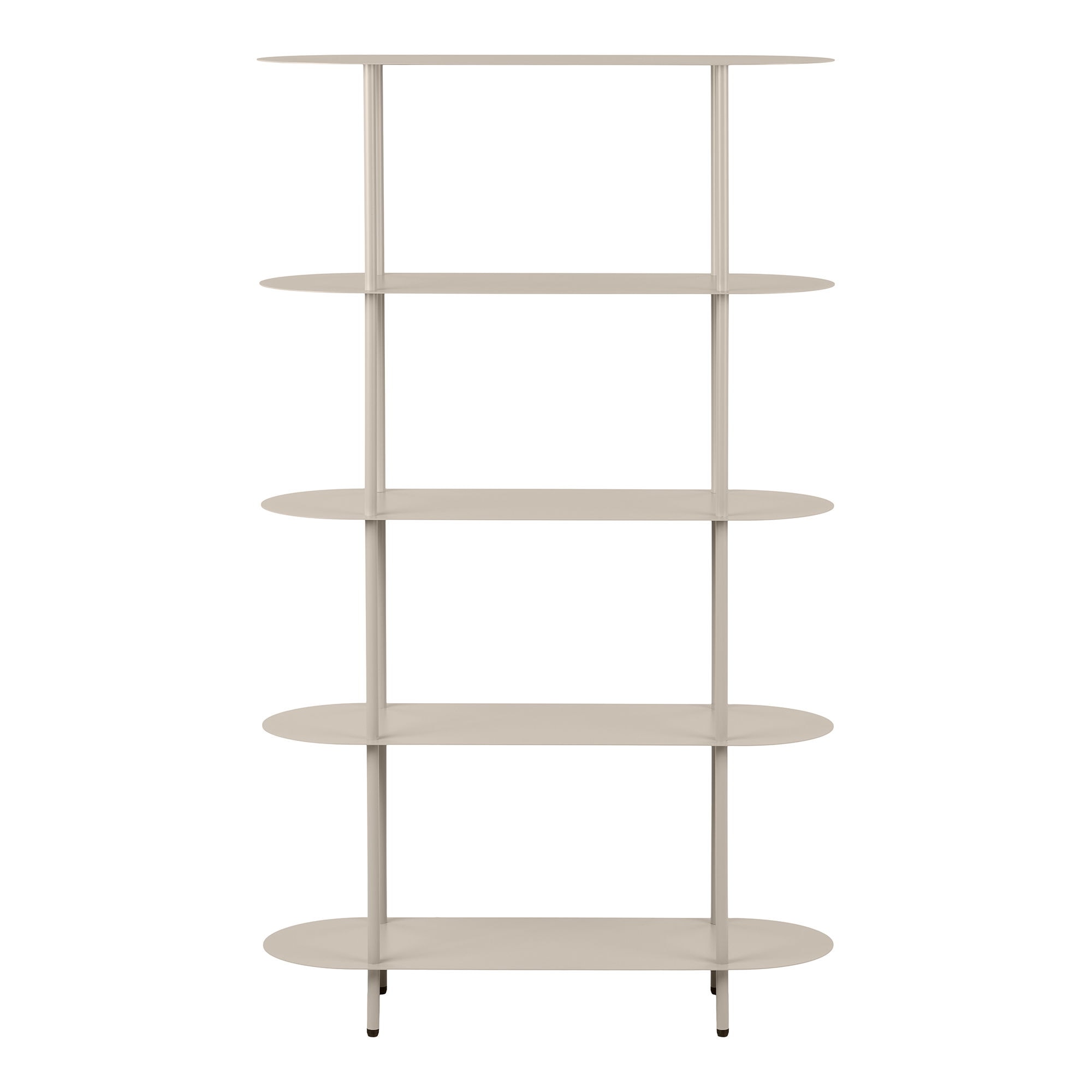 House Nordic Rieti reol, 5 hylder, metal, sand 31 x 90 x 150 cm