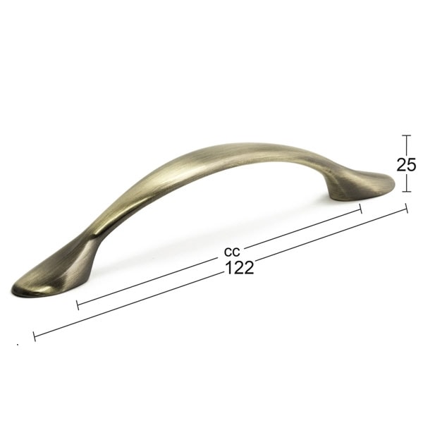 Habo Møbelgreb Cc96 2Stk Belinda Antik