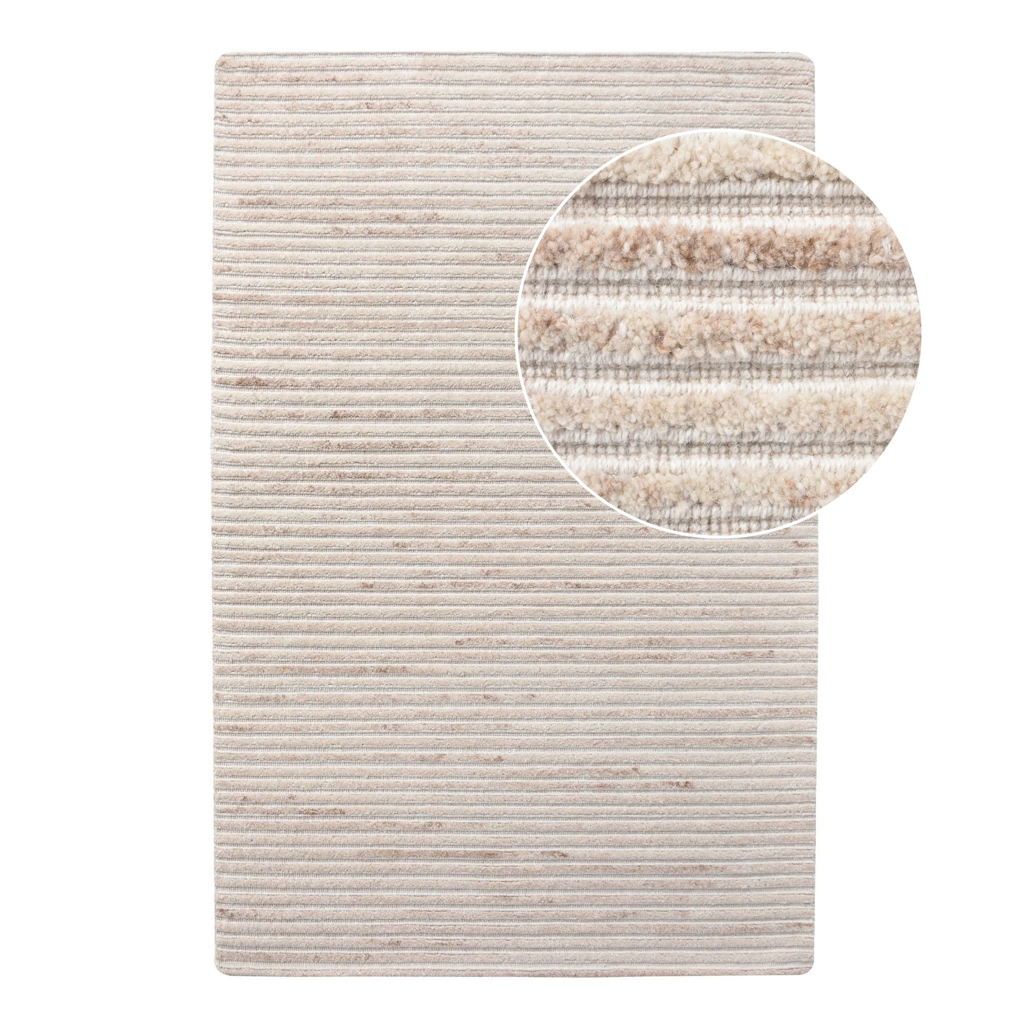 House Nordic Mango tæppe, håndtuftet, råhvid 200 x 300 cm