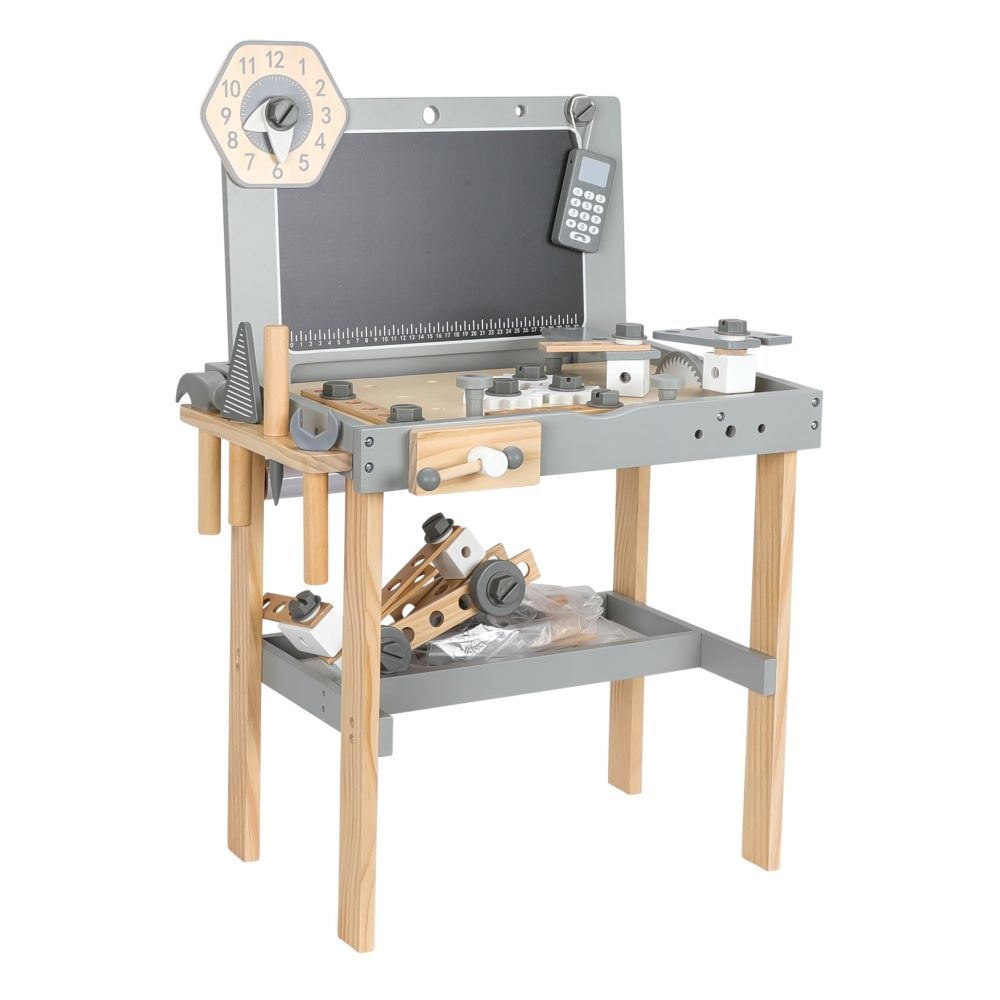 Nordic Play Nature værktøjsbænk i træ med tilbehør